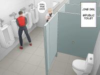 [Uoojun][Yaoi Short Comics][Public Toilet]