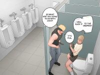 [Uoojun][Yaoi Short Comics][Public Toilet]