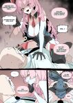 [Luxsumildo] 센세 때문에 배 빵빵해진 쿄고쿠 사츠키 [Korean, English, Japanese]