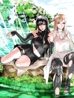[Nikumansho] FutaRaid Zeroshiki - Kuro Gal VS Shiro Gal | FutaRaid Zeroshiki - The Girl In Black vs The Girl In White (Final Fantasy XIV)