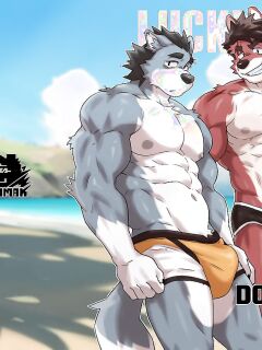 [Kumayaki (KUMAK)] Lucky Boys -Dog Days- [Censored]