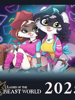 [Heartleaf games] (Various Artists) Ladies of the Beast World 2025 Feminine Calendar and Pinups (Read Disclaimer)