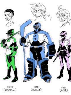 [Spicymancer] Acti-Rangers (OC)