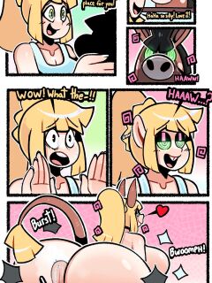 [Thehornyzen] Lillie and the Mudbray Totem Thingie IDK!
