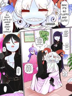 TouTetsu Youma Receives Special Service At Beauty Salon