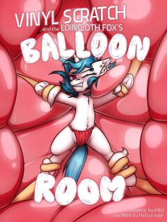 [KRD (KinkyRainbowDash)] Vinyl Scratch and the Loincloth Fox's Balloon Room