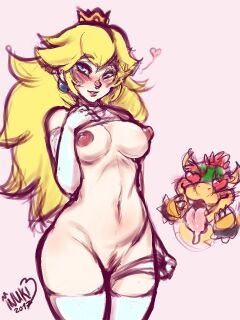 [Trash Inu] Peach x Bowser (Mario Bros.)