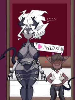 [ Coloringthecat ] A couple of demons having some fun or something like that. (Helltaker)