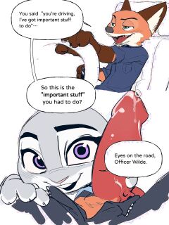 [Butterfish8199] WildeHopps - Car Fellatio (Zootopia)