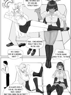 [Sockshop / ヤバい靴下屋さん] Karin & Asuna Masochist’s Cum Squeezed by Stinky Feet